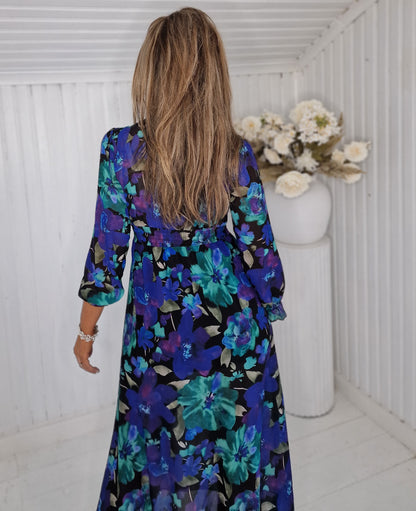 JULIETTA klänning Lila/Turkos