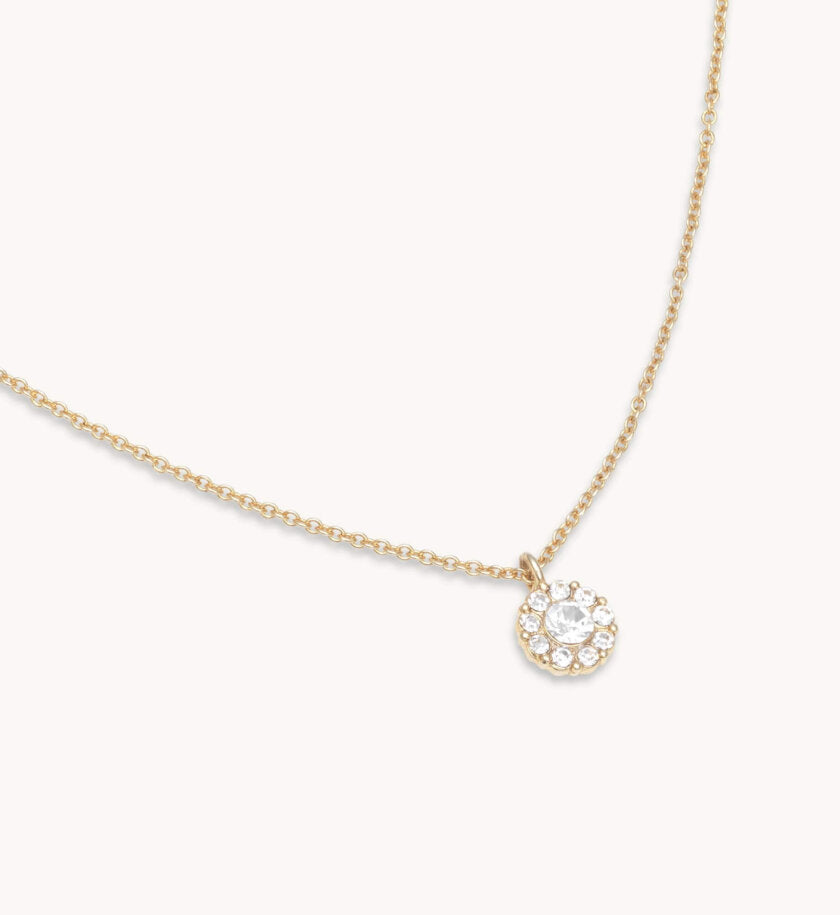 PETITE MISS SOFIA NECKLACE - CRYSTAL (GOLD)