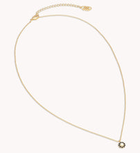 Load image into Gallery viewer, PETITE MISS SOFIA NECKLACE - IVORY PEARL / JET (GOLD)
