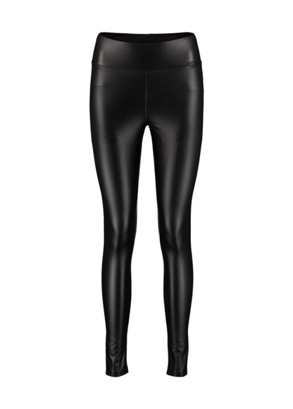 Leggings i konstläder Svart