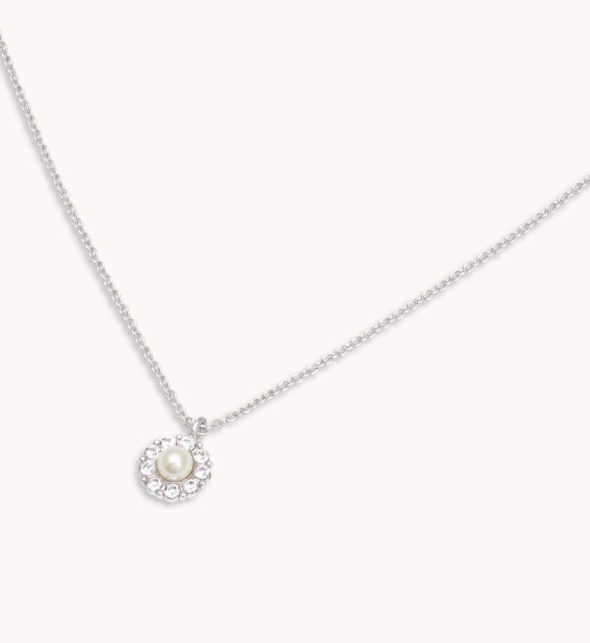 PETITE MISS SOFIA NECKLACE - CRYSTAL (SILVER)
