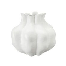 Lade das Bild in den Galerie-Viewer, Vase Violett Weiß 28 cm
