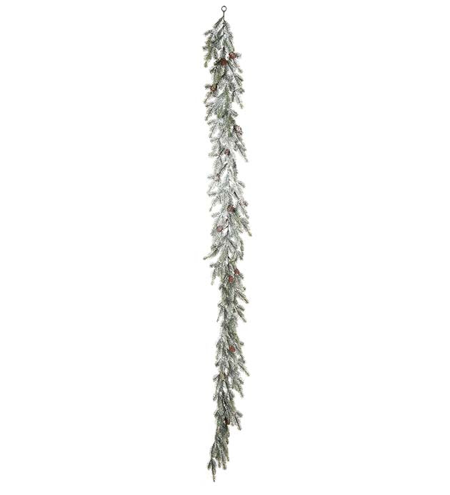 Grangirlang med frost 190 cm