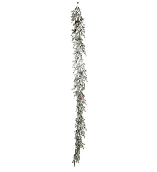 Grangirlang med frost 190 cm