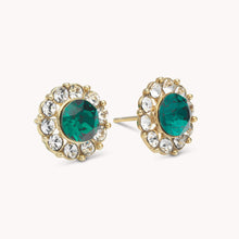 Load image into Gallery viewer, MISS SOFIA EARRINGS – EMERALD
