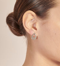 Load image into Gallery viewer, PETITE ALICE EARRINGS – CRYSTAL GOLD
