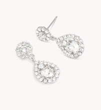 Load image into Gallery viewer, PETITE SOFIA EARRINGS – CRYSTAL
