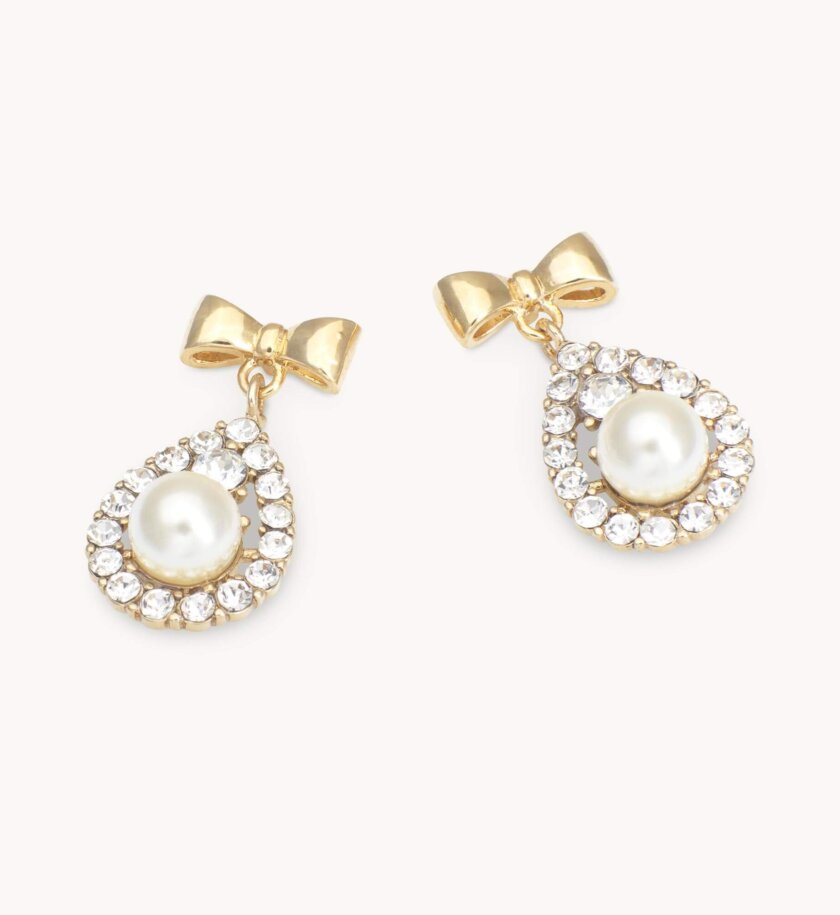 PETITE COCO EARRINGS – IVORY PEARL (GOLD)