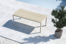 Ladda upp bild till gallerivisning, Rektangulära Matbord 205x90x74 Beige, Mirko
