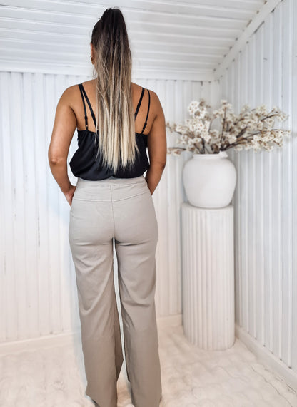 Miracle pants plain Black
