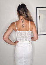 Ladda upp bild till gallerivisning, VISCOSE CROPTOP Vit

