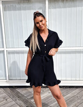 Ladda upp bild till gallerivisning, Plisserad Byxdress Svart
