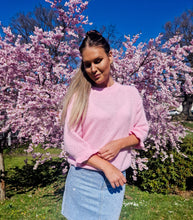 Ladda upp bild till gallerivisning, Mycket mjuka mohairtröja Rosa
