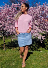 Ladda upp bild till gallerivisning, Mycket mjuka mohairtröja Rosa
