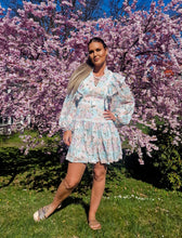 Load image into Gallery viewer, Floral lace dress 
