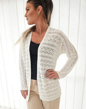 Ladda upp bild till gallerivisning, Cardigan Nayla Offwhite
