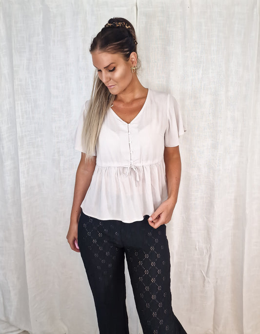 Blus Lotte Greige