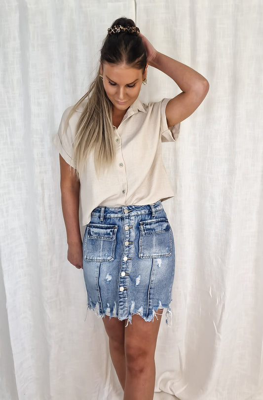 Toxik Jeanskjol