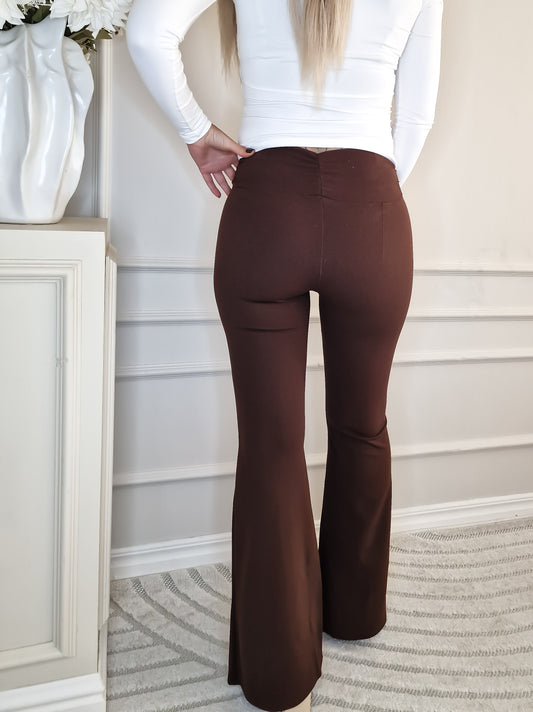 Super stretch byxa Brun