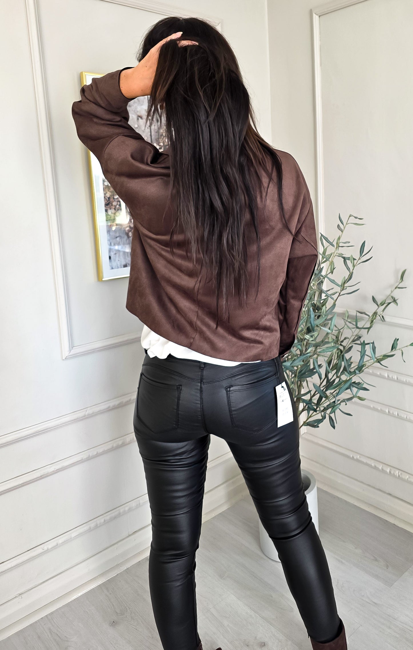 Jacka Mocka-look Brun Janey