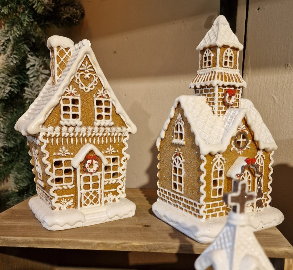 Pepparkakshus Ledbelysning 21 cm
