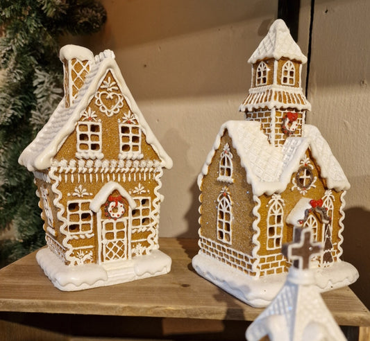 Pepparkakshus Ledbelysning 21 cm