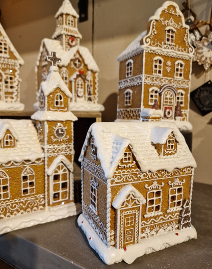 Pepparkakshus Ledbelysning 17 cm