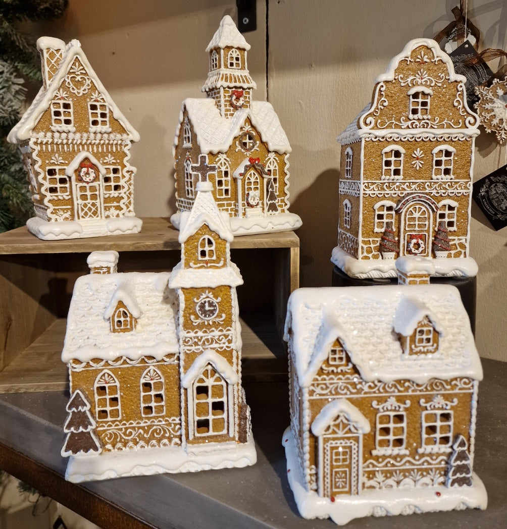 Pepparkakshus Ledbelysning 21 cm