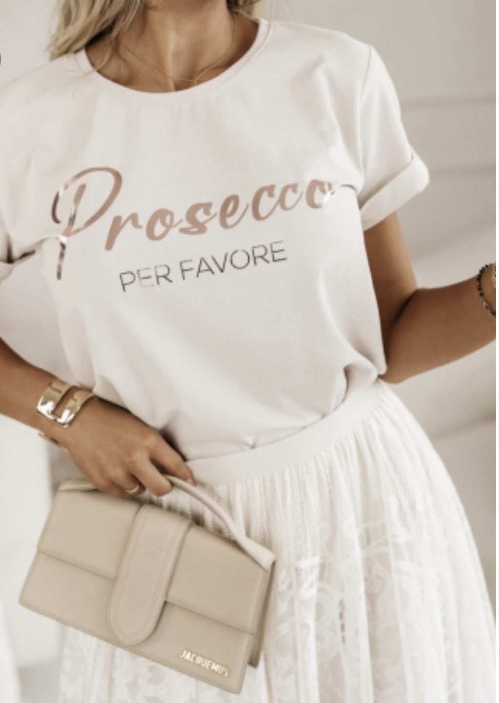 T-shirt Prosecco Beige