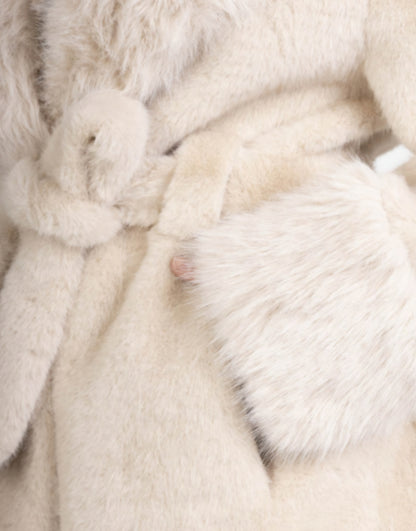 Fuskpäls jacka Zina Beige