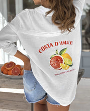 Load image into Gallery viewer, Bomulls Skjorta Fruits
