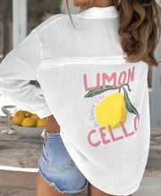 Load image into Gallery viewer, Bomulls Skjorta Lemon
