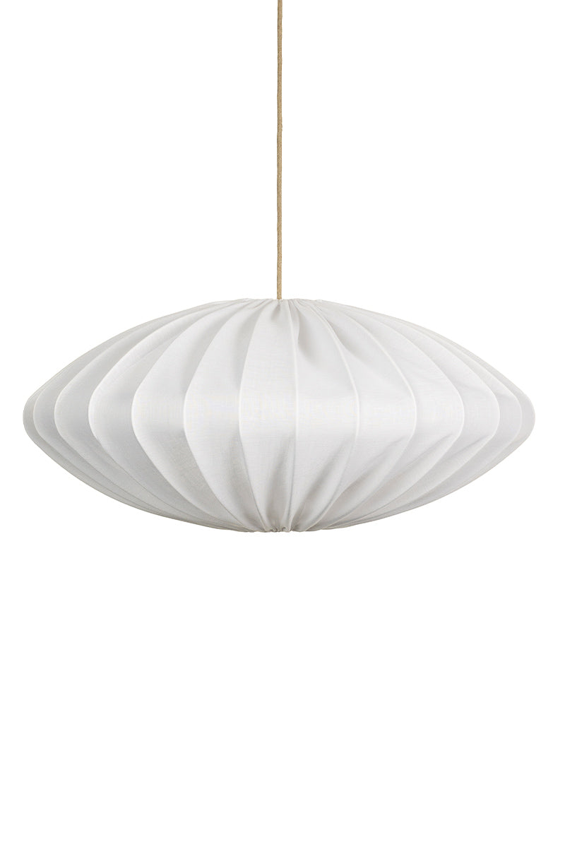 Ceiling lamp Ellipse 80 linen white Watt & Veke 