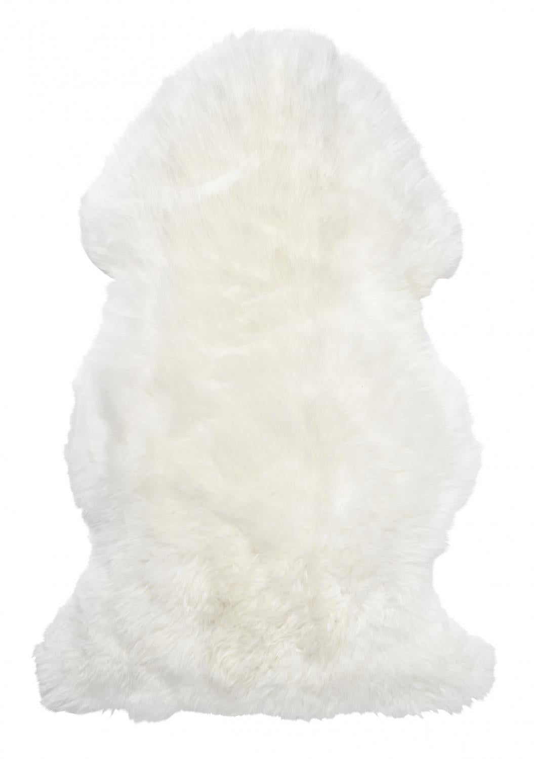 Gently Sheepskin - White 60x100 cm
