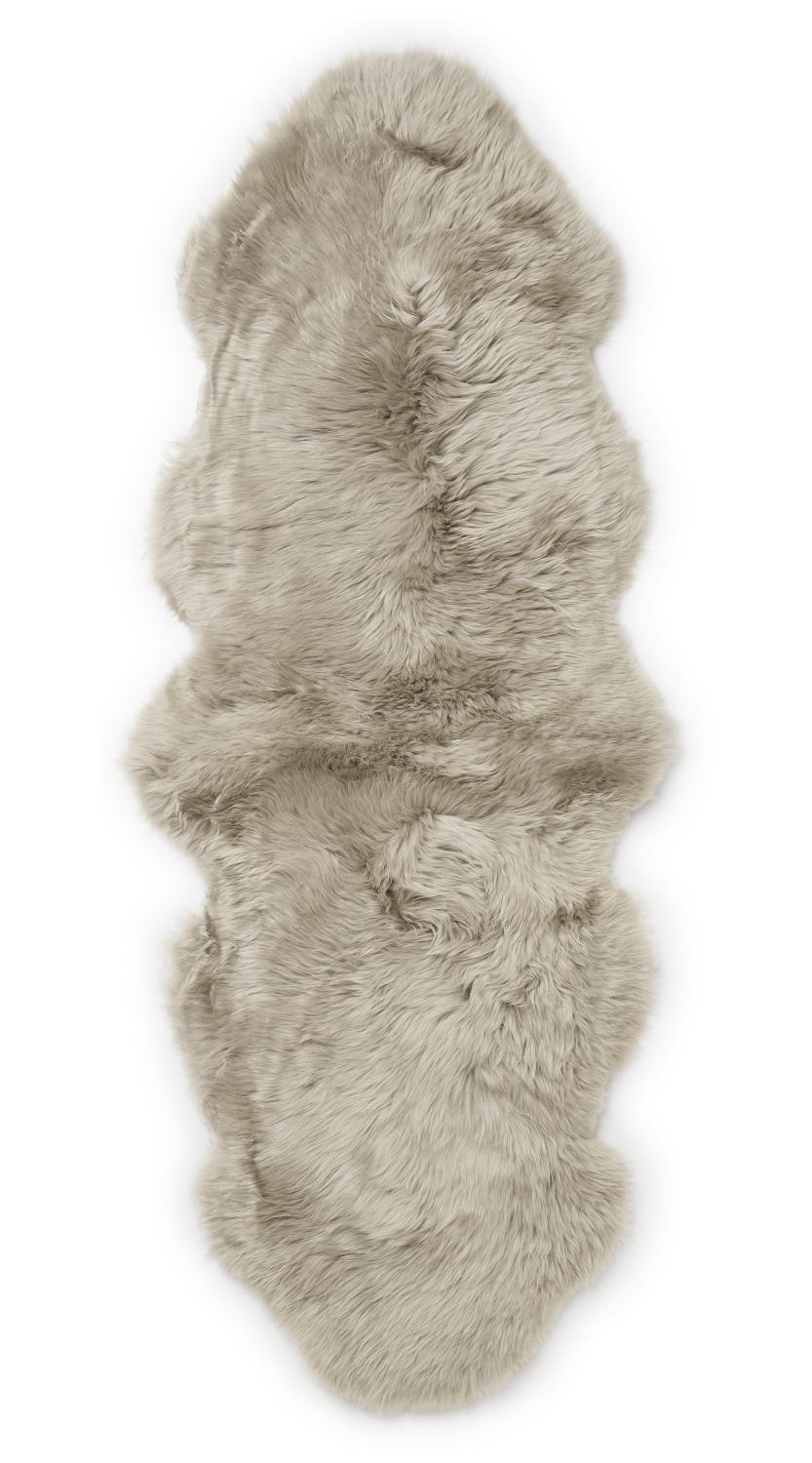Gently Double Sheepskin - Taupe 60x180 cm