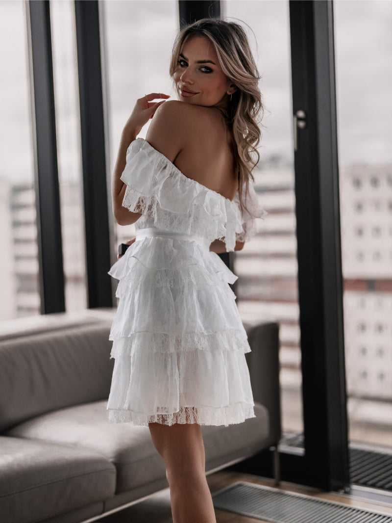 Vestido con volante Sally