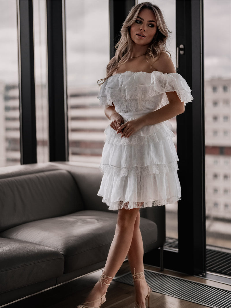 Vestido con volante Sally