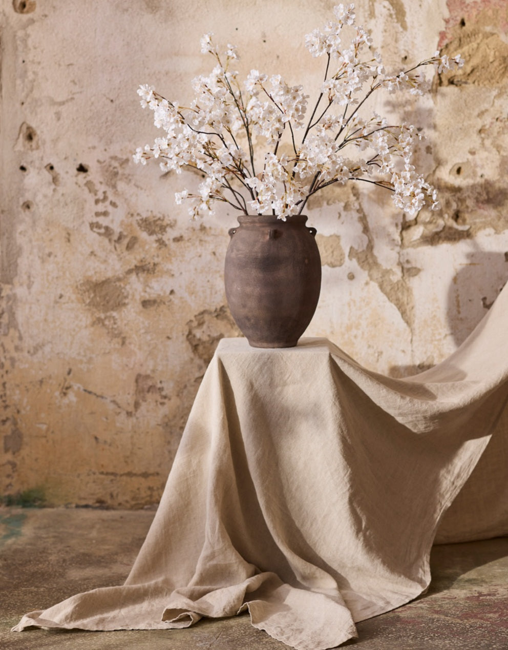 Konst Körsbärsblom 90 cm Vit