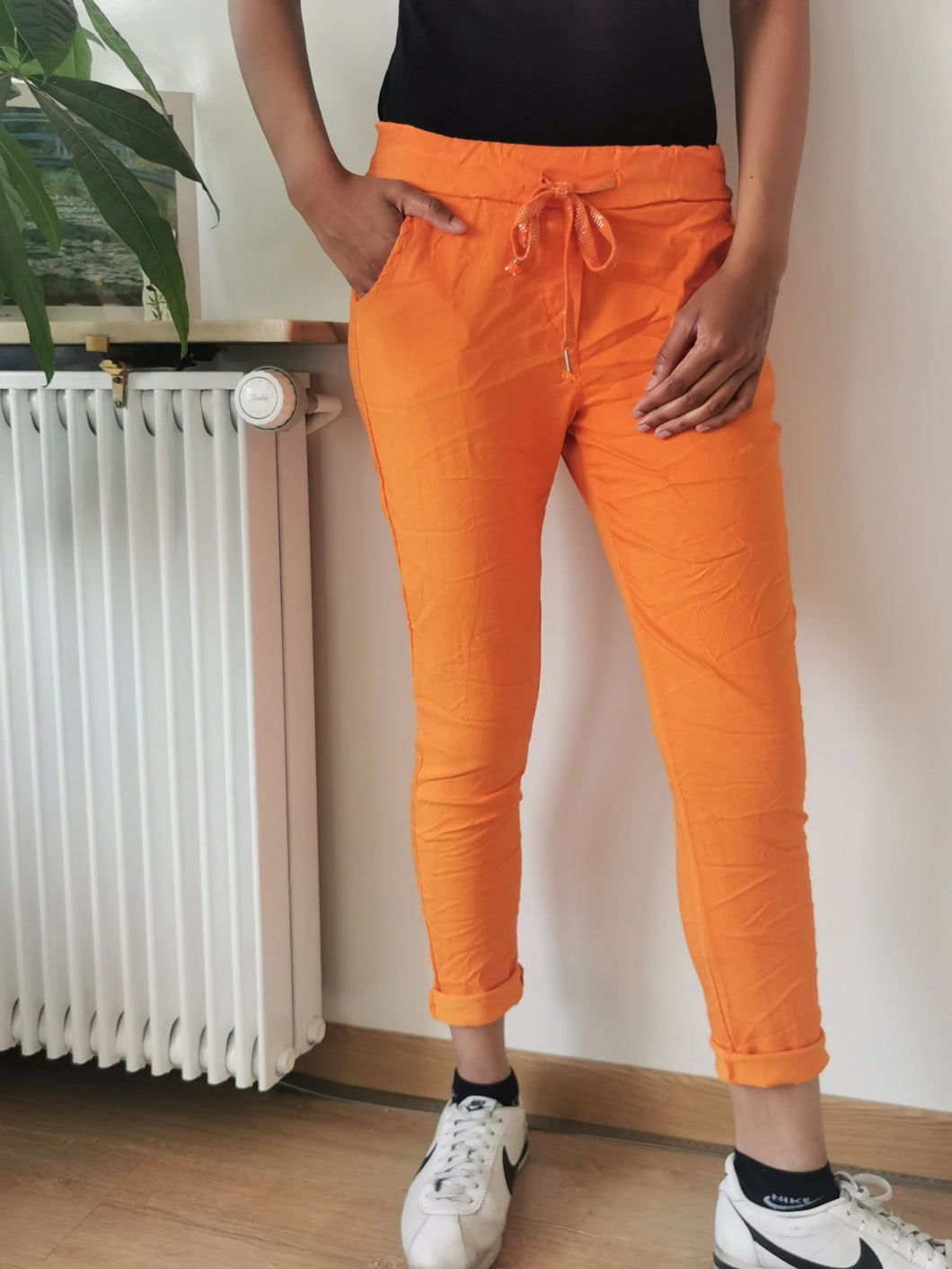 Mirakelbyxa plain orange