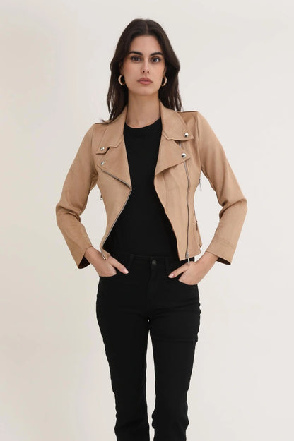Perfecto mocka JACKET CAMEL