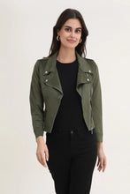 Cargar imagen en el visor de la galería, Perfecto mocka JACKET GRÖN
