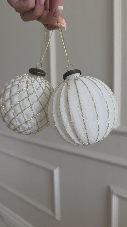 Julkula Snö Vit Mix
Ø10 cm 2-pack