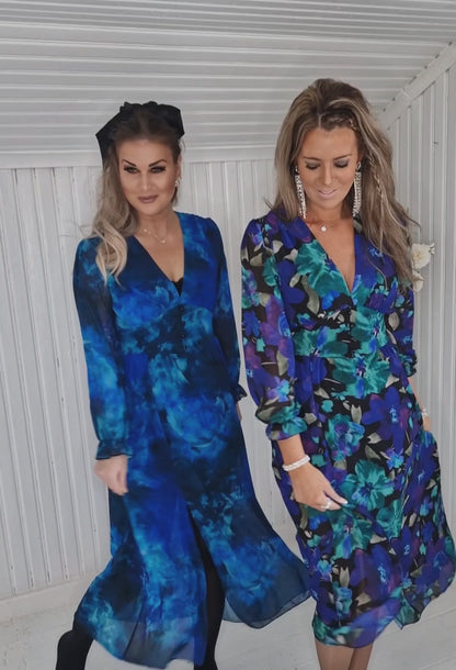 JULIETTA klänning Lila/Turkos