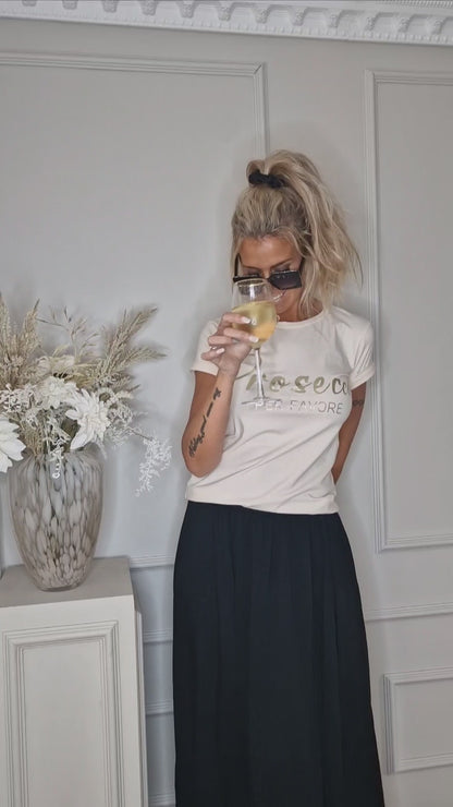 Camiseta Prosecco Beige