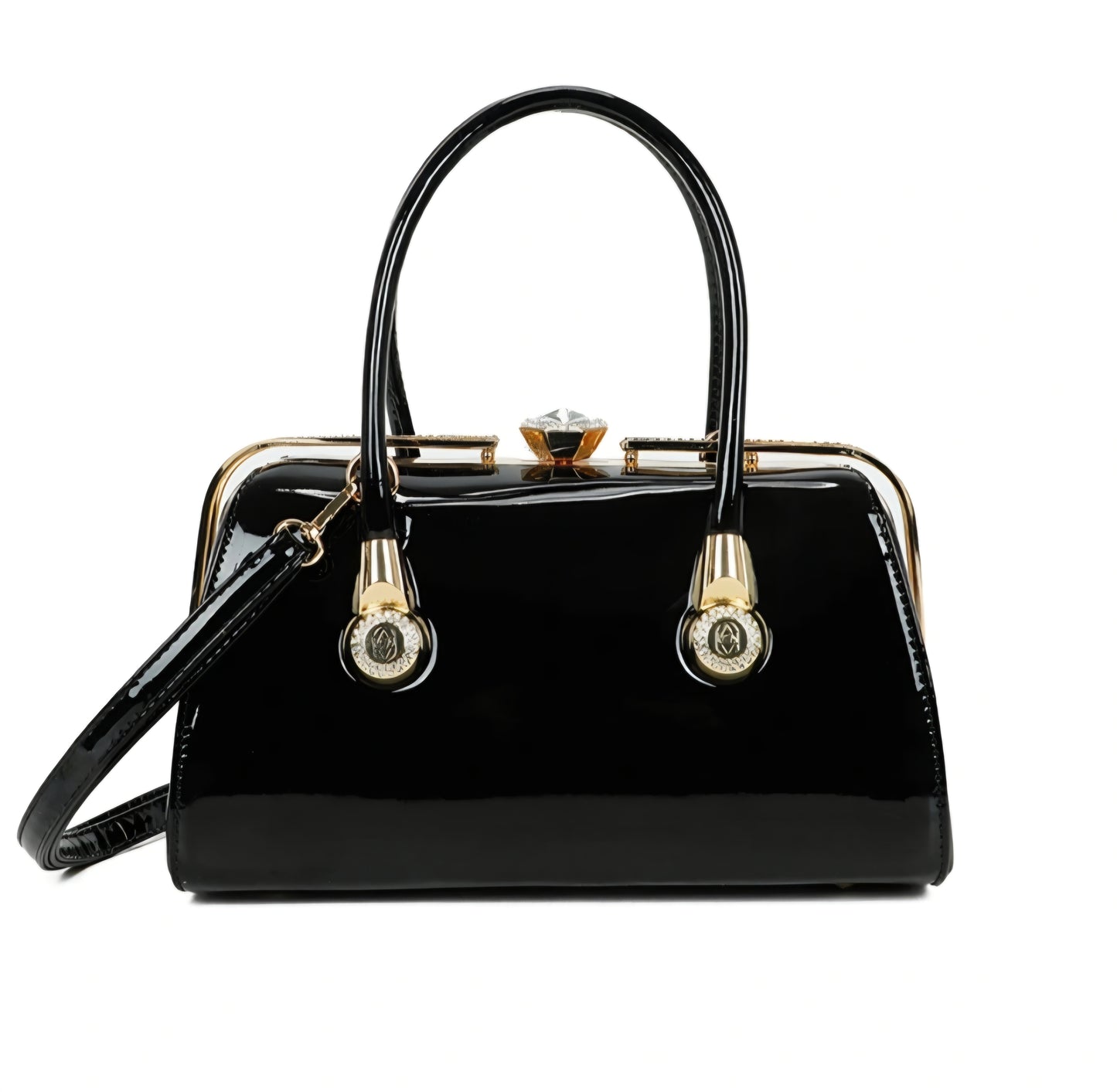 Gallantry Shiny Handbag Svart