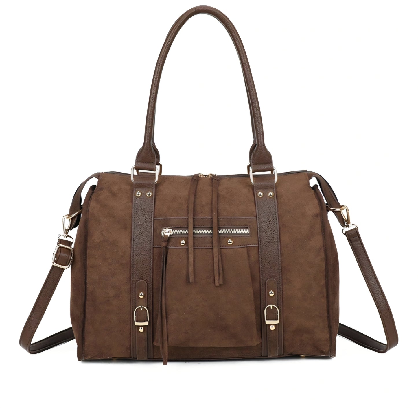 Gallantry tote-väska i mocka Brun