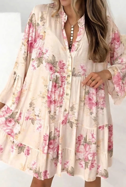 Viskos klänning Isabella Roses