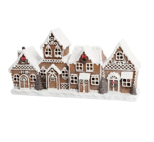 Pepparkakshus ledbelysning 24 cm