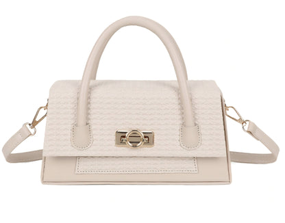 Gallantry Flätad Handväska Beige