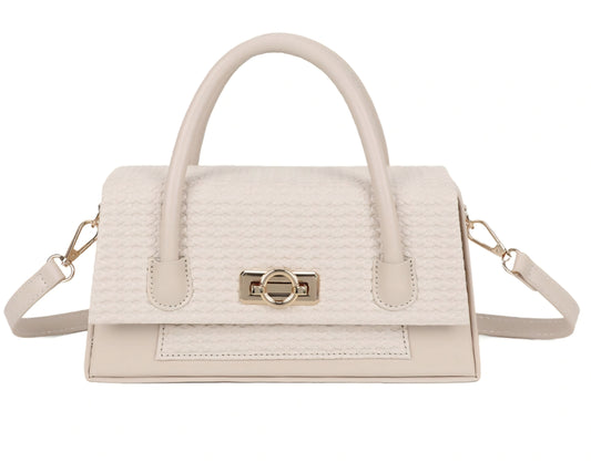 Gallantry Flätad Handväska Beige